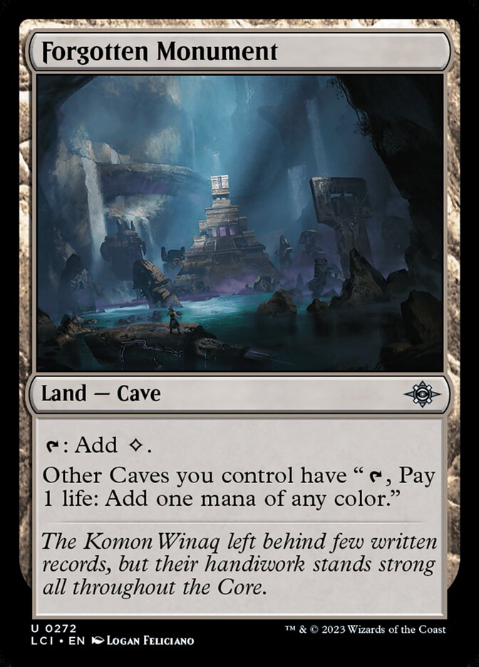 Forgotten Monument 272/291 (The Lost Caverns of Ixalan)  - Foil