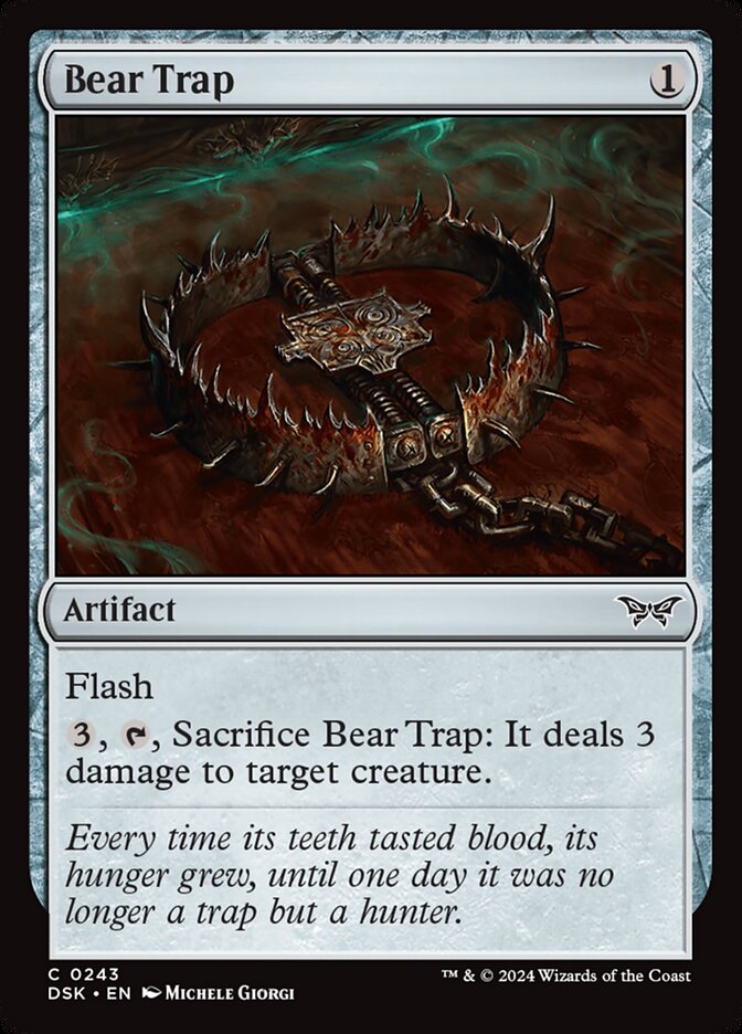 Bear Trap 243 (Duskmourn: House of Horror)  - Foil