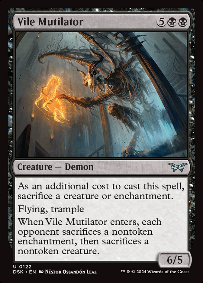 Vile Mutilator 122 (Duskmourn: House of Horror) 