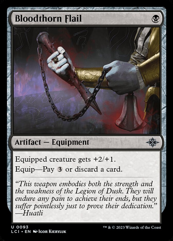 Bloodthorn Flail 93/291 (The Lost Caverns of Ixalan)  - Foil