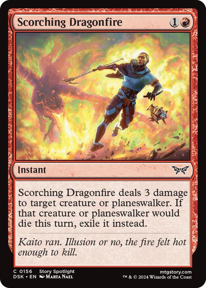 Scorching Dragonfire 156/286 (Duskmourn: House of Horror) 
