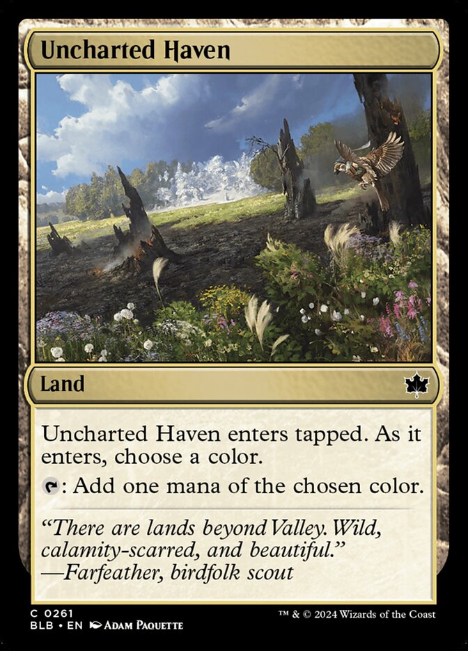 Uncharted Haven 261 (Bloomburrow) 
