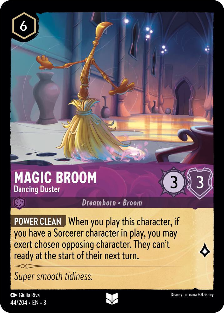 Magic Broom Dancing Duster (Into the Inklands)  - Cold Foil