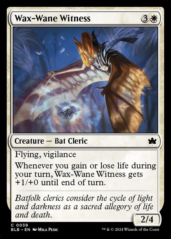 Wax-Wane Witness 39 (Bloomburrow)  - Foil