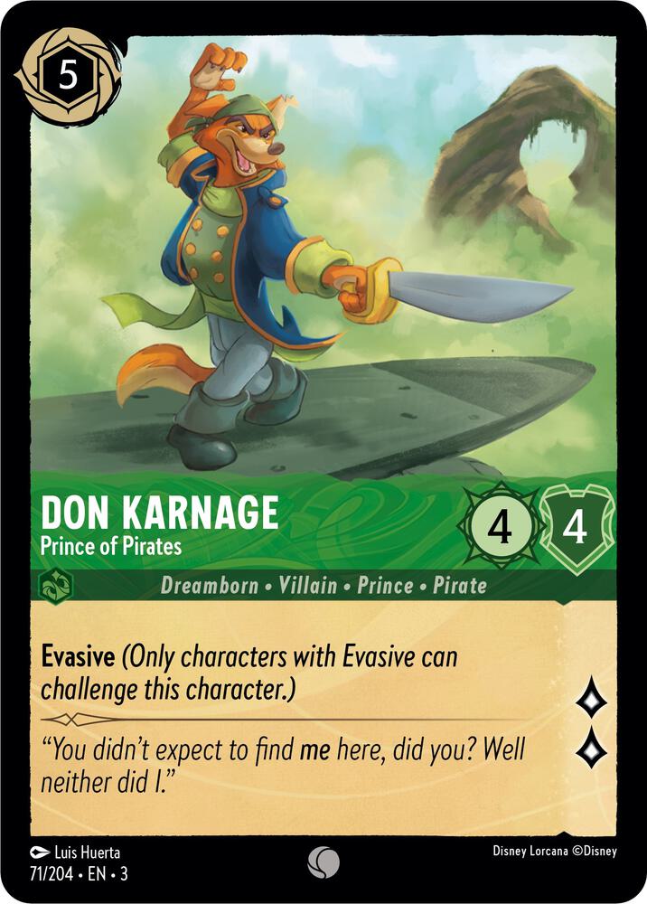 Don Karnage Prince of Pirates (Into the Inklands) 