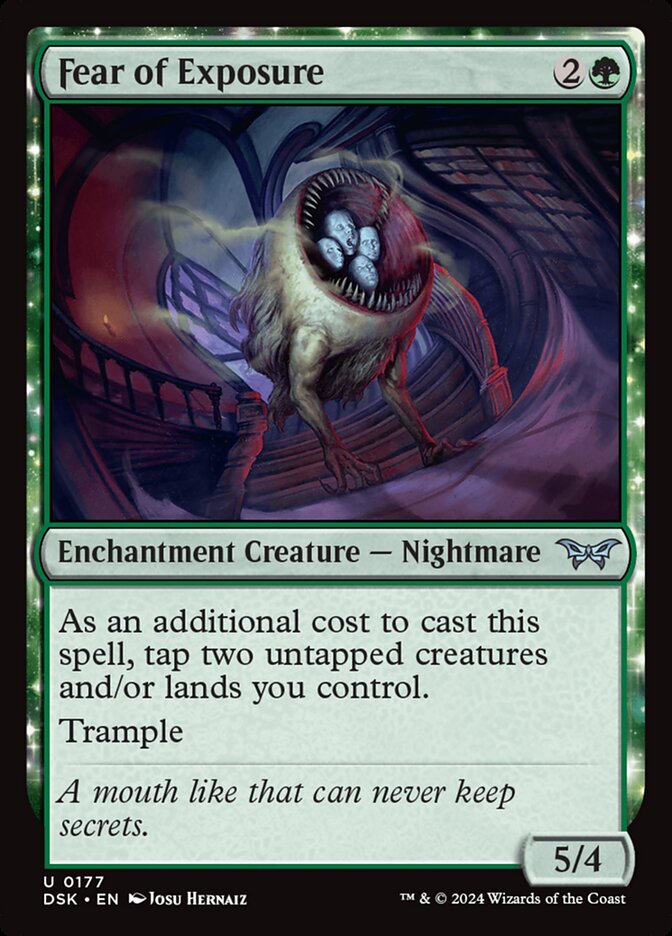 Fear of Exposure 177/286 (Duskmourn: House of Horror) 