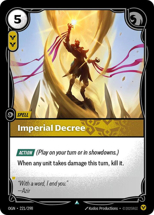 Imperial Decree 221/298 (Origins)  - Foil