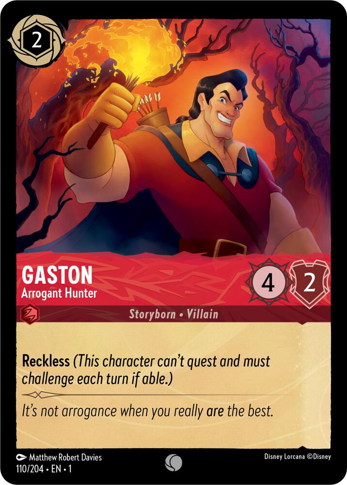 Gaston Arrogant Hunter (The First Chapter)  - Cold Foil