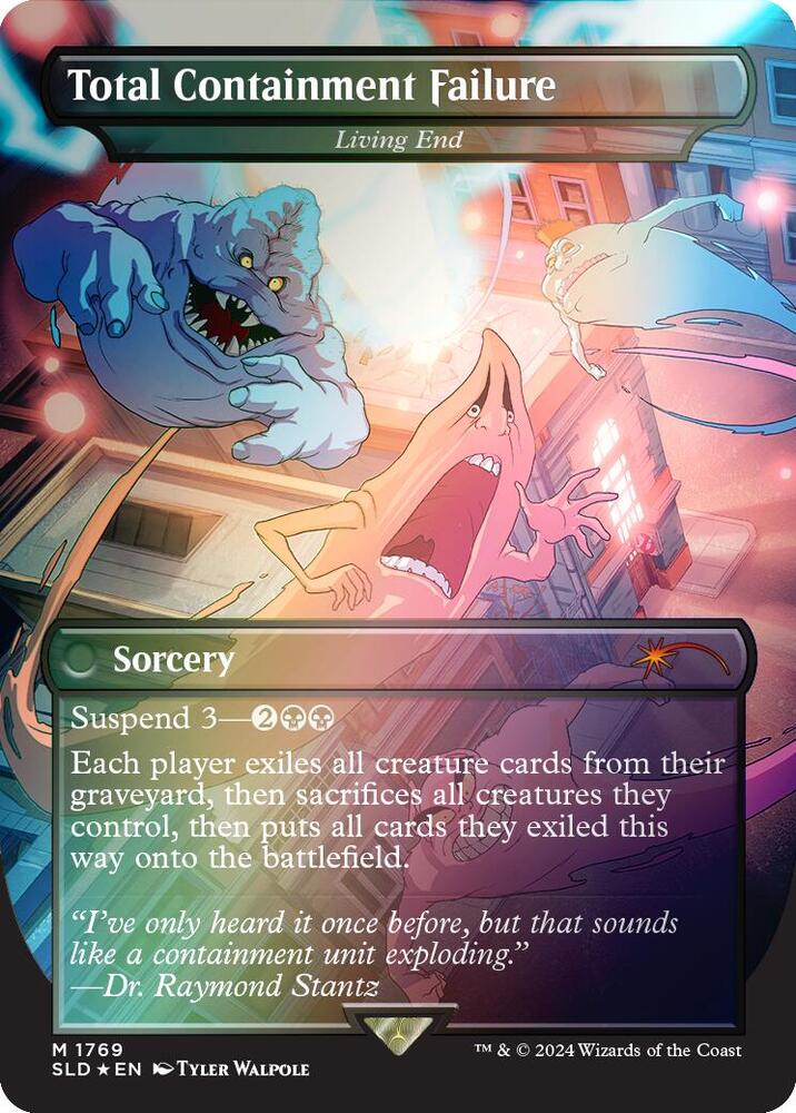 Total Containment Failure // Living End 1769 (Secret Lair Drop Series)  - Borderless Rainbow Foil