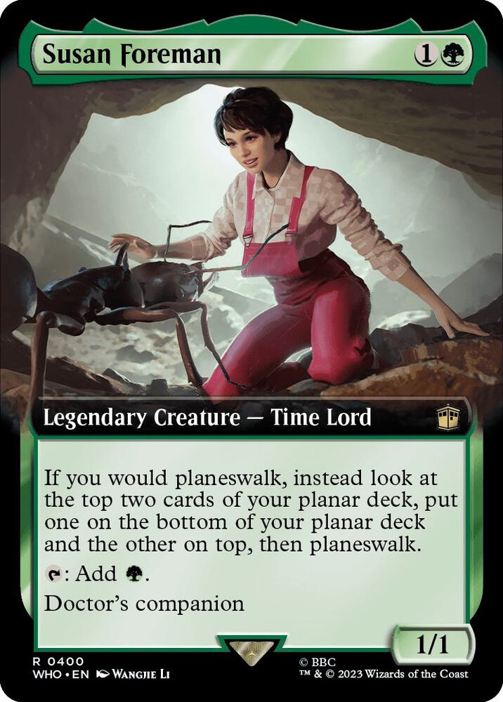 Susan Foreman 400/331 (Universes Beyond: Doctor Who)  - Extended Art Foil