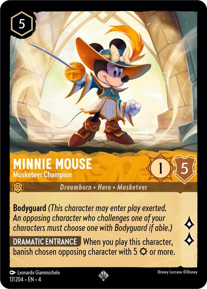 Minnie Mouse Musketeer Champion (Ursula's Return) 