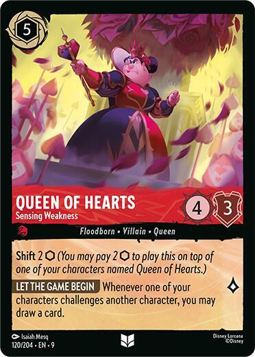 Queen of Hearts Sensing Weakness (Fabled) 