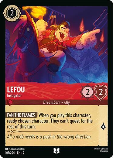 LeFou Instigator (Fabled)  - Cold Foil