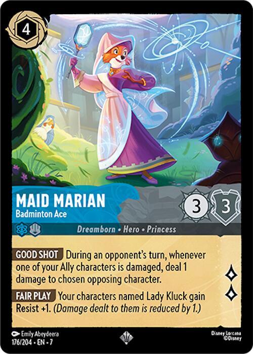Maid Marian Badminton Ace (Archazia's Island)  - Cold Foil