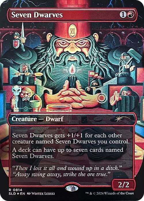 Seven Dwarves 814 (Secret Lair Drop Series)  - Borderless Foil
