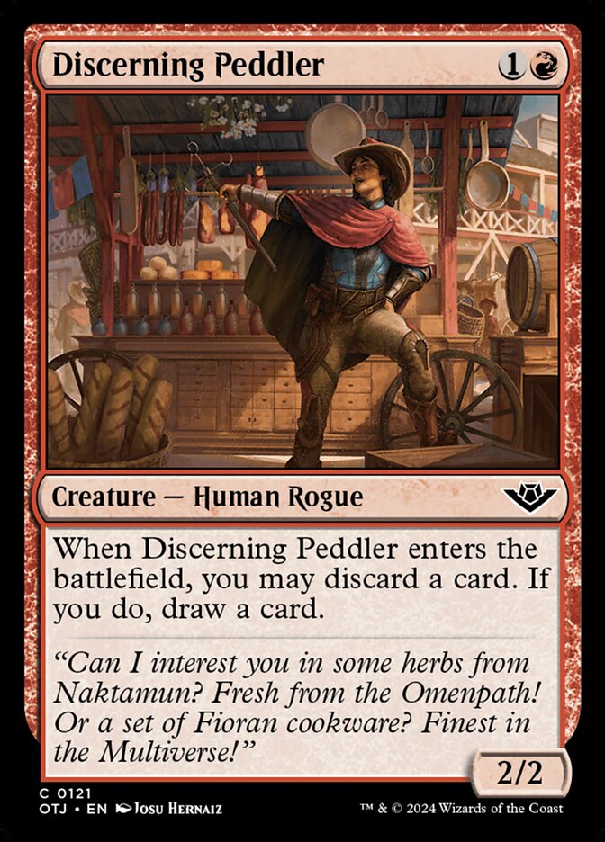 Discerning Peddler 121/286 (Outlaws of Thunder Junction) 
