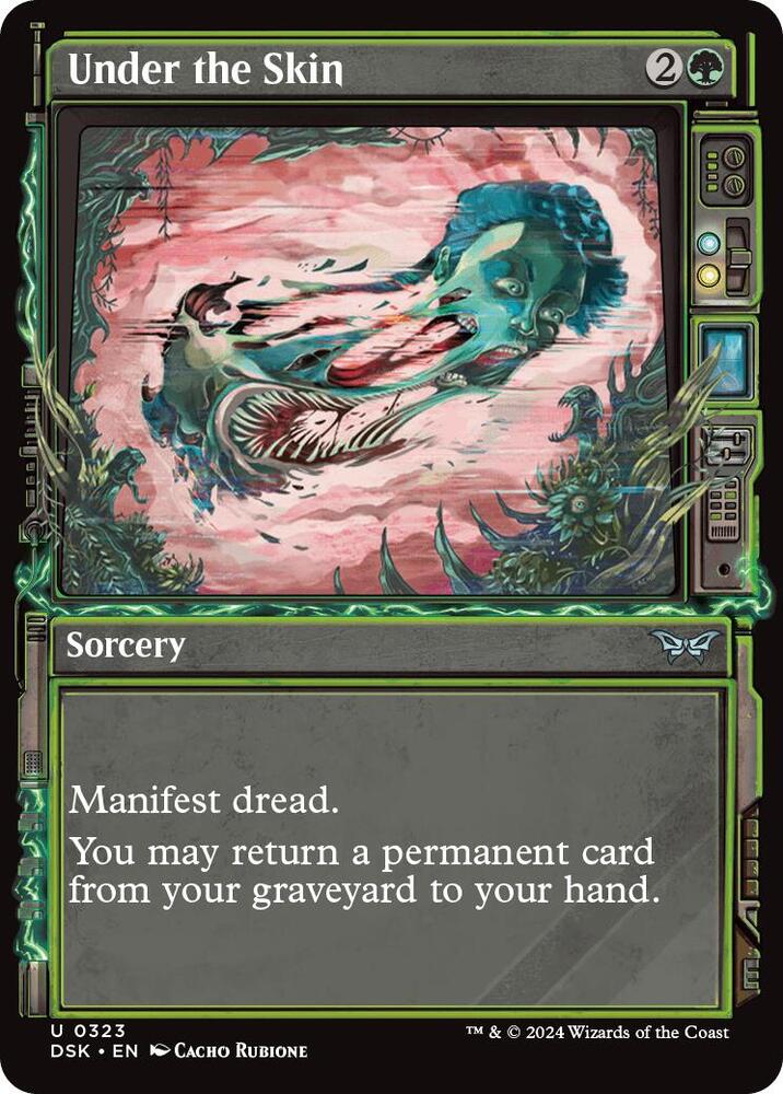 Under the Skin 323 (Duskmourn: House of Horror)  - Showcase Foil