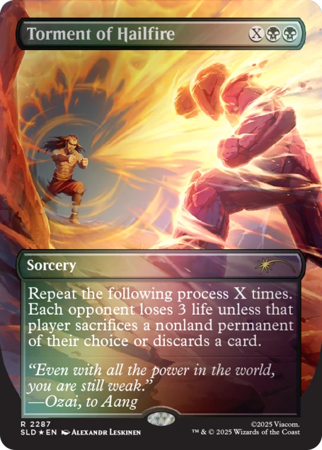Magic The Gathering Secret Lair: Avatar the Last Airbender Everything Changed [Rainbow Foil Edition]