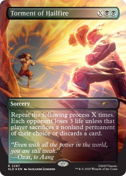 Magic The Gathering Secret Lair: Avatar the Last Airbender Everything Changed [Rainbow Foil Edition]