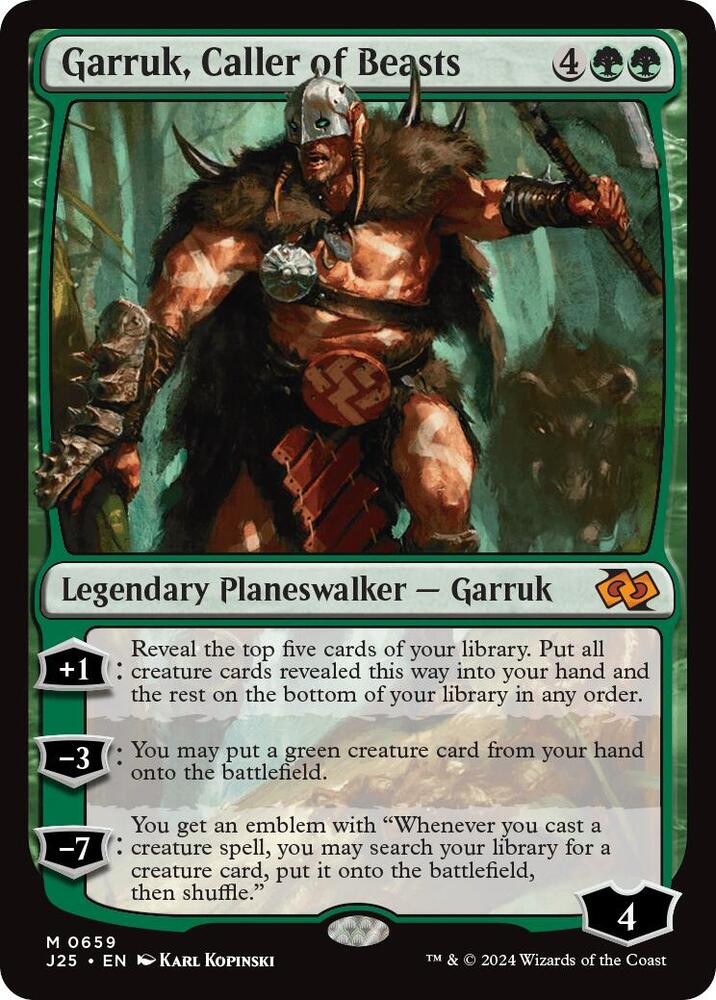 Garruk, Caller of Beasts 659/779 (Foundations Jumpstart) 