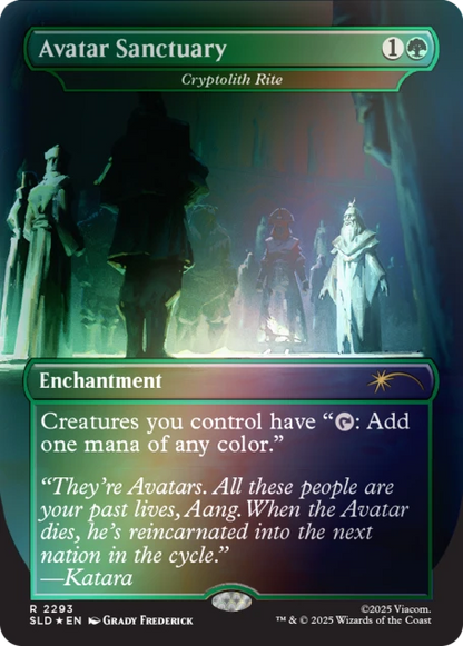 Magic The Gathering Secret Lair: Avatar the Last Airbender A Lot to Learn [Rainbow Foil Edition]
