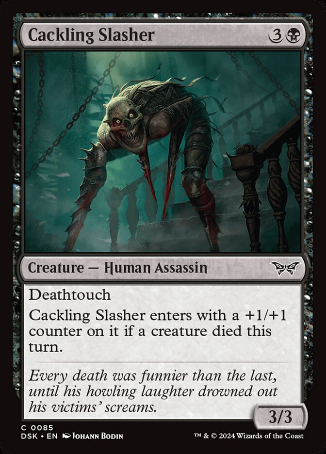 Cackling Slasher 85 (Duskmourn: House of Horror)  - Foil