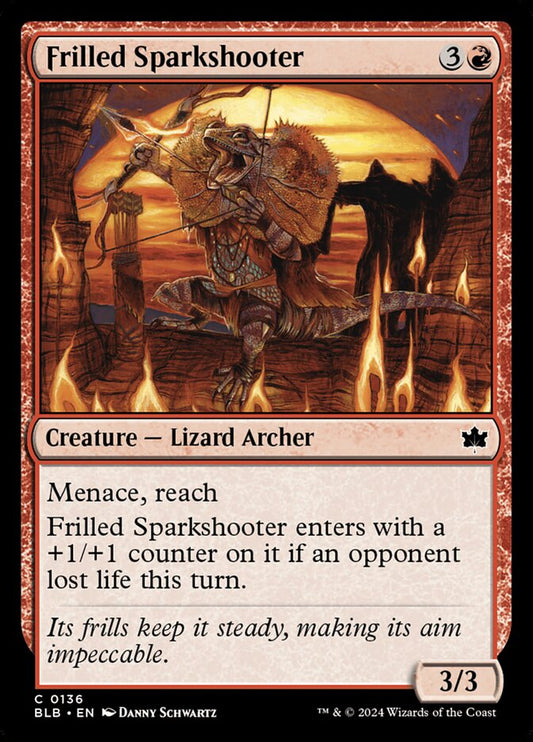 Frilled Sparkshooter 136 (Bloomburrow)  - Foil