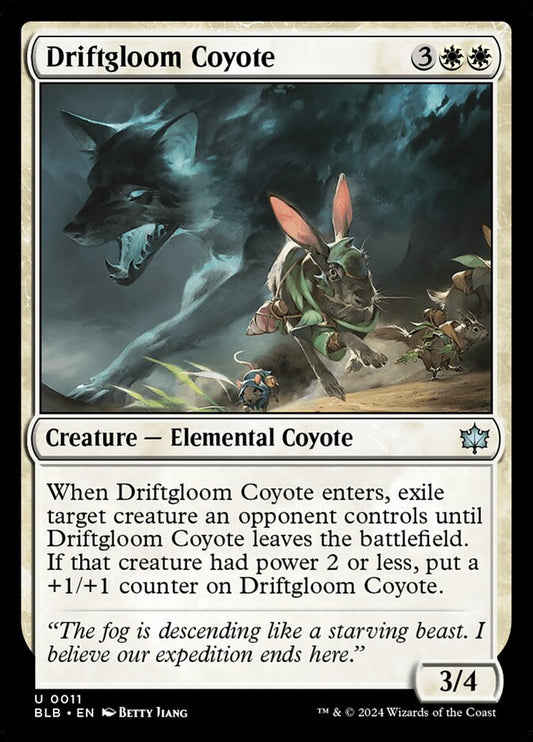 Driftgloom Coyote 11 (Bloomburrow)  - Foil