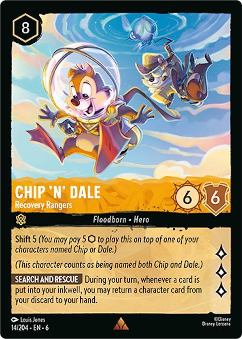 Chip n Dale Recovery Rangers (Azurite Sea)  - Cold Foil