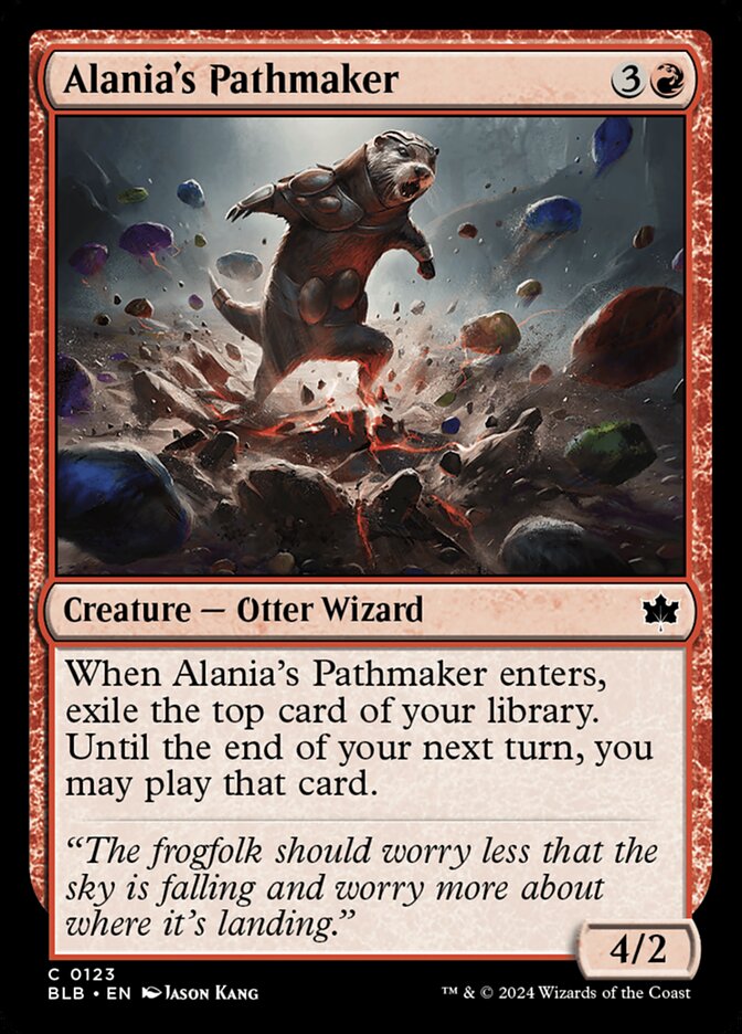 Alania's Pathmaker 123 (Bloomburrow)  - Foil
