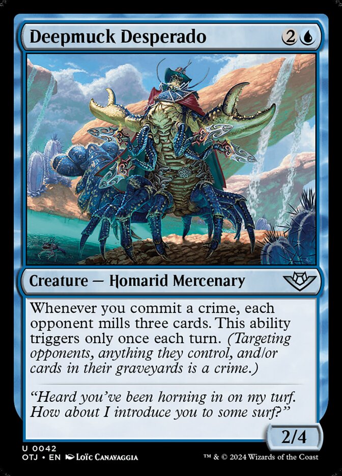Deepmuck Desperado 42 (Outlaws of Thunder Junction)  - Foil