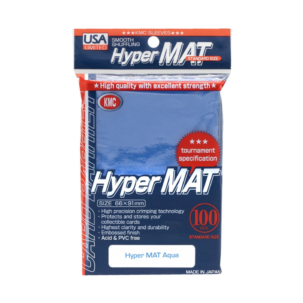 KMC: Sleeves - Hyper MAT: Aqua