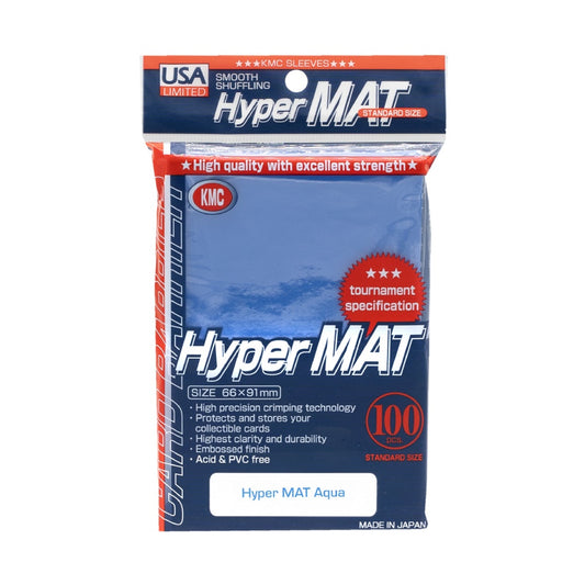 KMC: Sleeves - Hyper MAT: Aqua