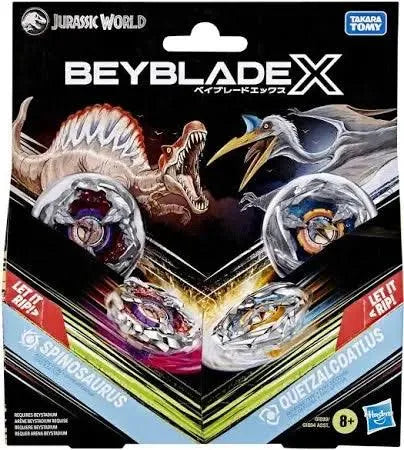 Beyblade X - Jurassic World Collab - Spinosaurus vs. Quetzalcoatlus